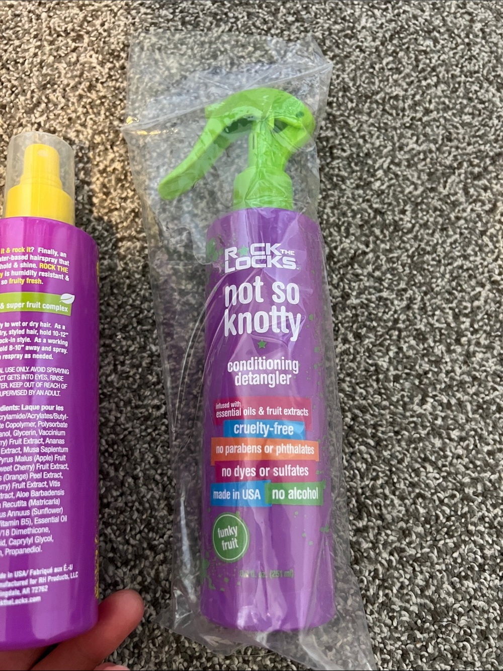 BNWT Rock the Locks Hair Care Trio (shampoo/conditioner, hairspray, detangler) - Picture 6 of 7